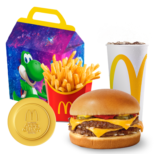 Meniu Dublu Cheeseburger Mario Galaxia Filmul